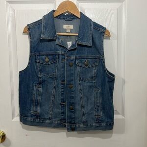LOFT denim vest